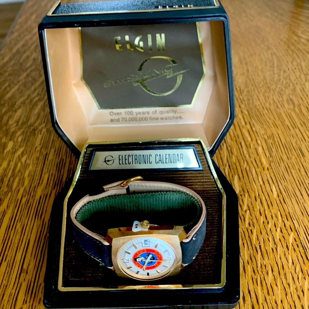Rare Jerry Lewis Telethon watch. Elgin Swiss Sonic from the 1970’s